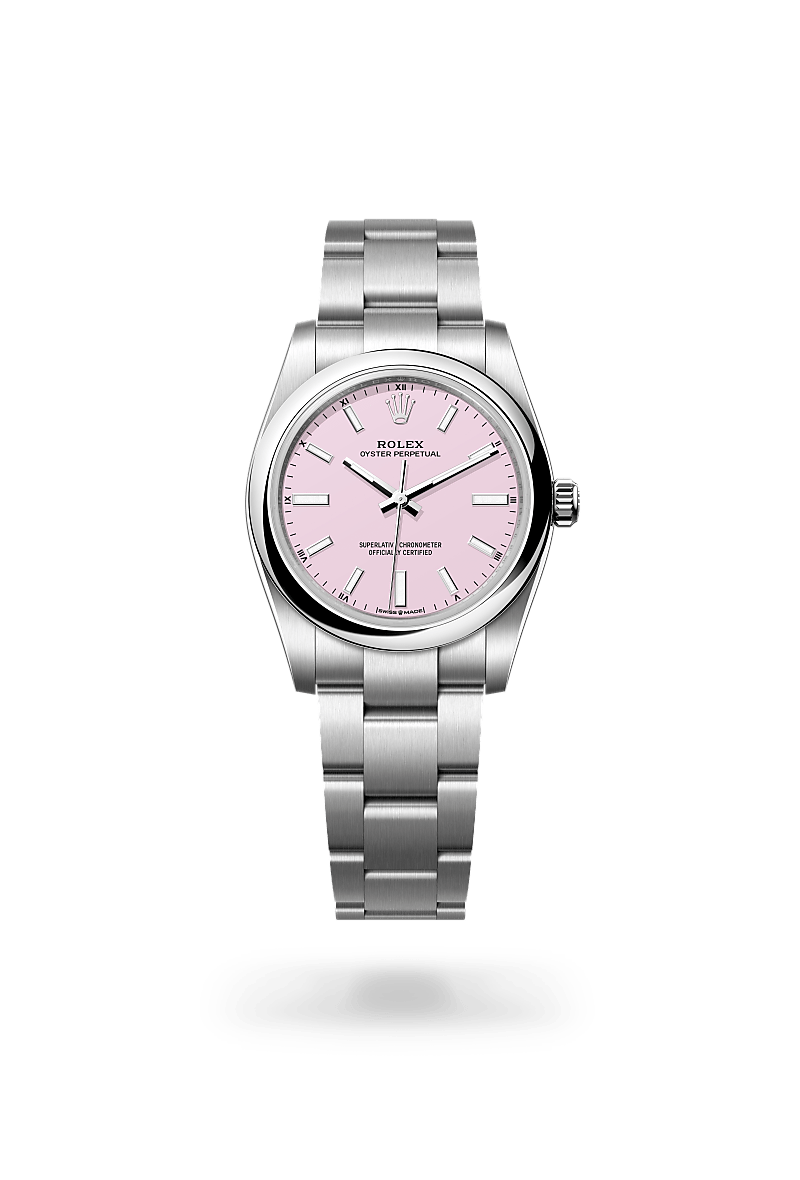 Rolex Oyster Perpetual 34 M124200-0009 Herrenuhr - Oyster, 34 mm, Edelstahl Oystersteel 