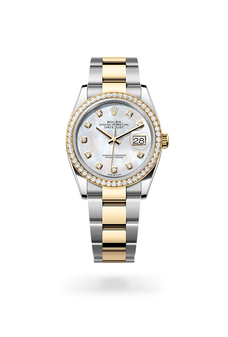 Rolex Datejust 36 Herrenuhr (M126283RBR-0010) Oyster, 36 mm, Edelstahl Oystersteel und Gelbgold mit Diamanten