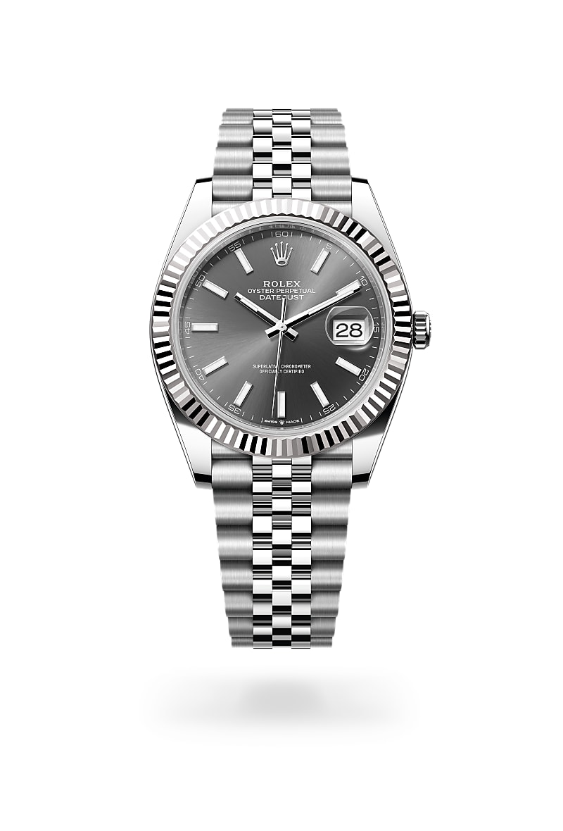 Rolex Datejust 41 M126334-0014 Herrenuhr - Oyster, 41 mm, Edelstahl Oystersteel und Weißgold