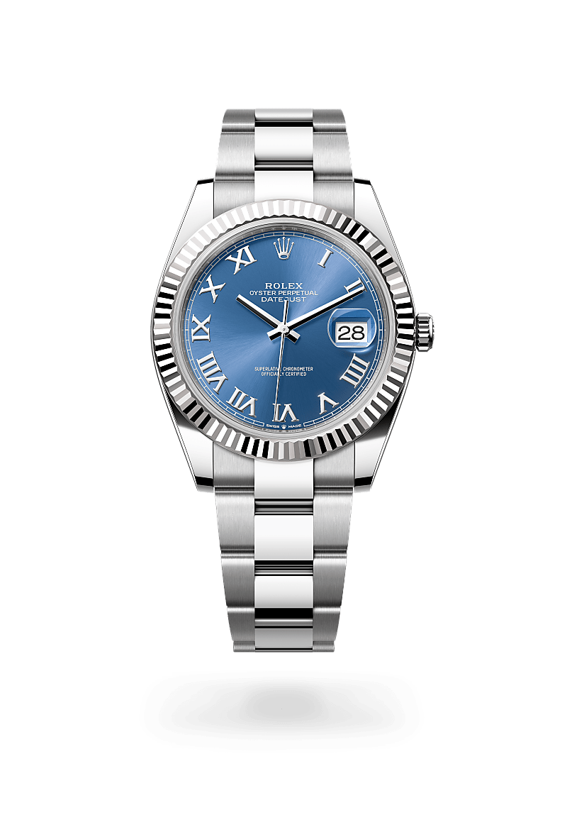 Rolex Datejust 41 M126334-0025 Herrenuhr - Oyster, 41 mm, Edelstahl Oystersteel und Weißgold 