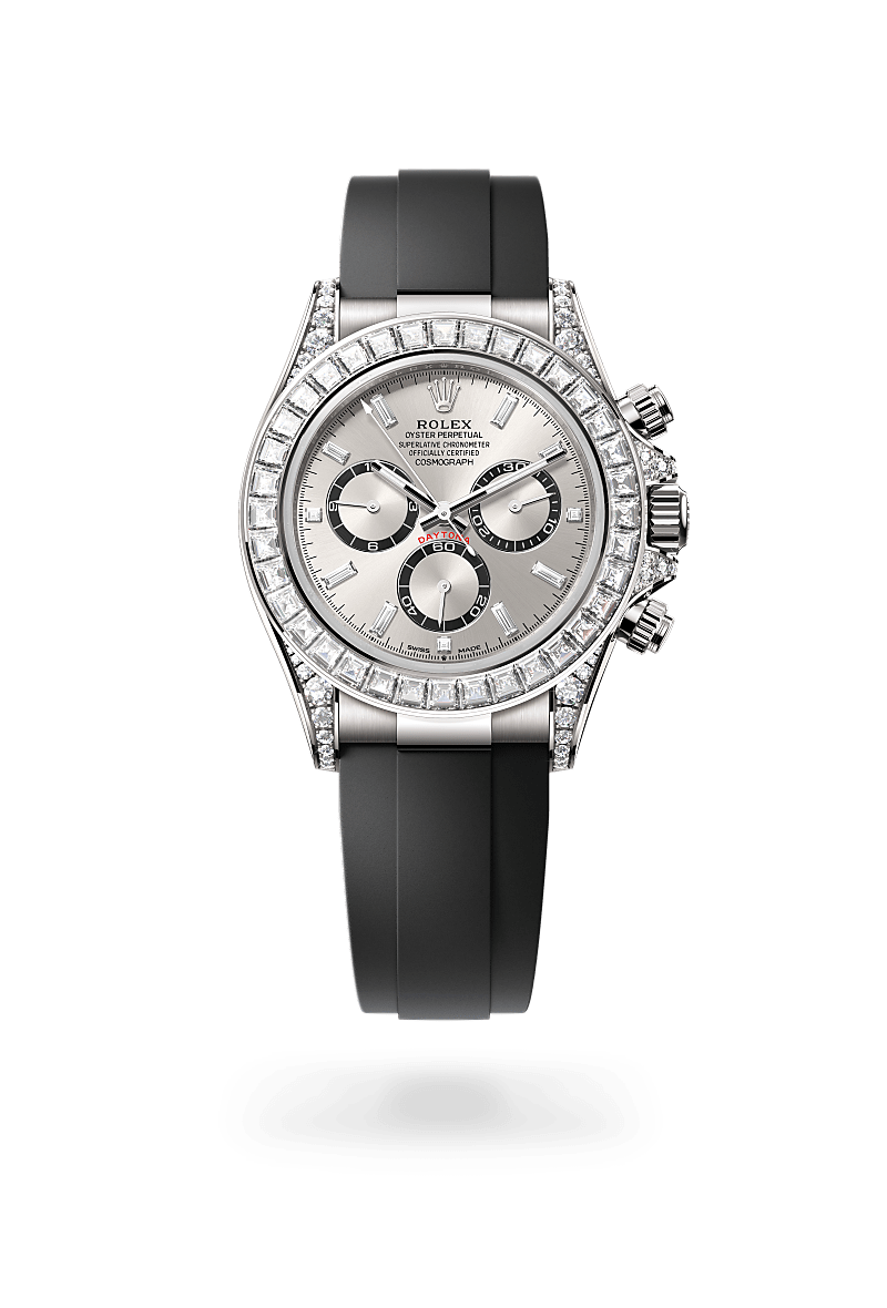 Rolex Cosmograph Daytona Herrenuhr (M126539TBR-0002) Oyster, 40 mm, Weißgold mit Diamanten