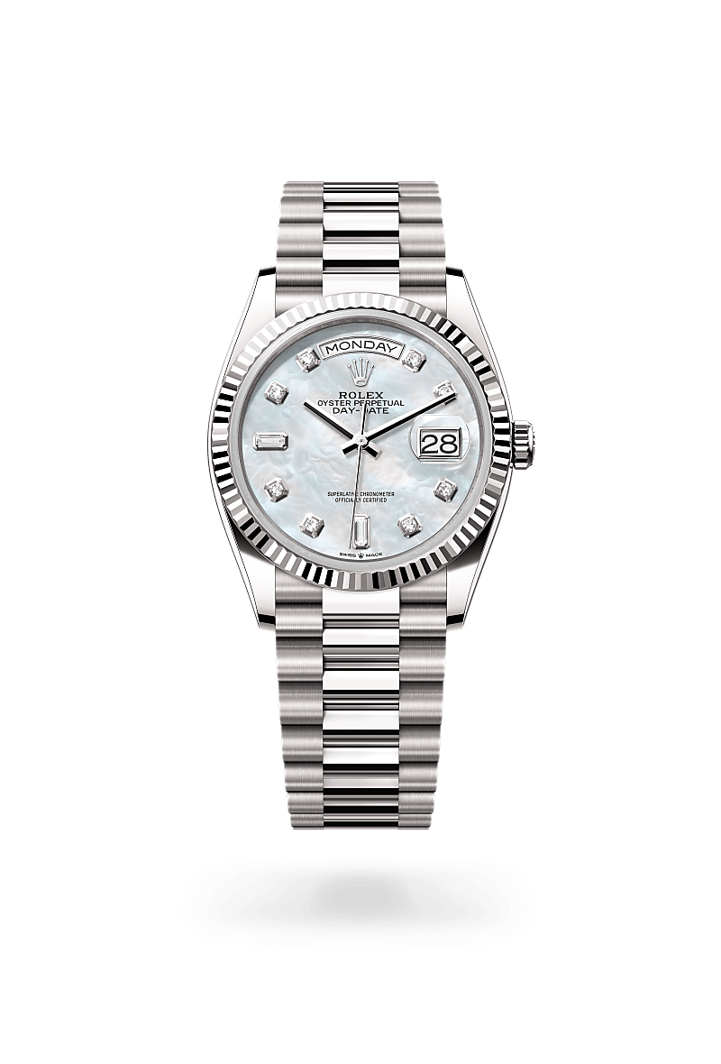 Rolex Day-Date 36 Herrenuhr (M128239-0007) Oyster, 36 mm, Weißgold
