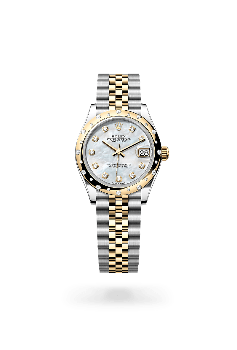 Rolex Datejust 31 Herrenuhr (M278343RBR-0028) Oyster, 31 mm, Edelstahl Oystersteel und Gelbgold mit Diamanten