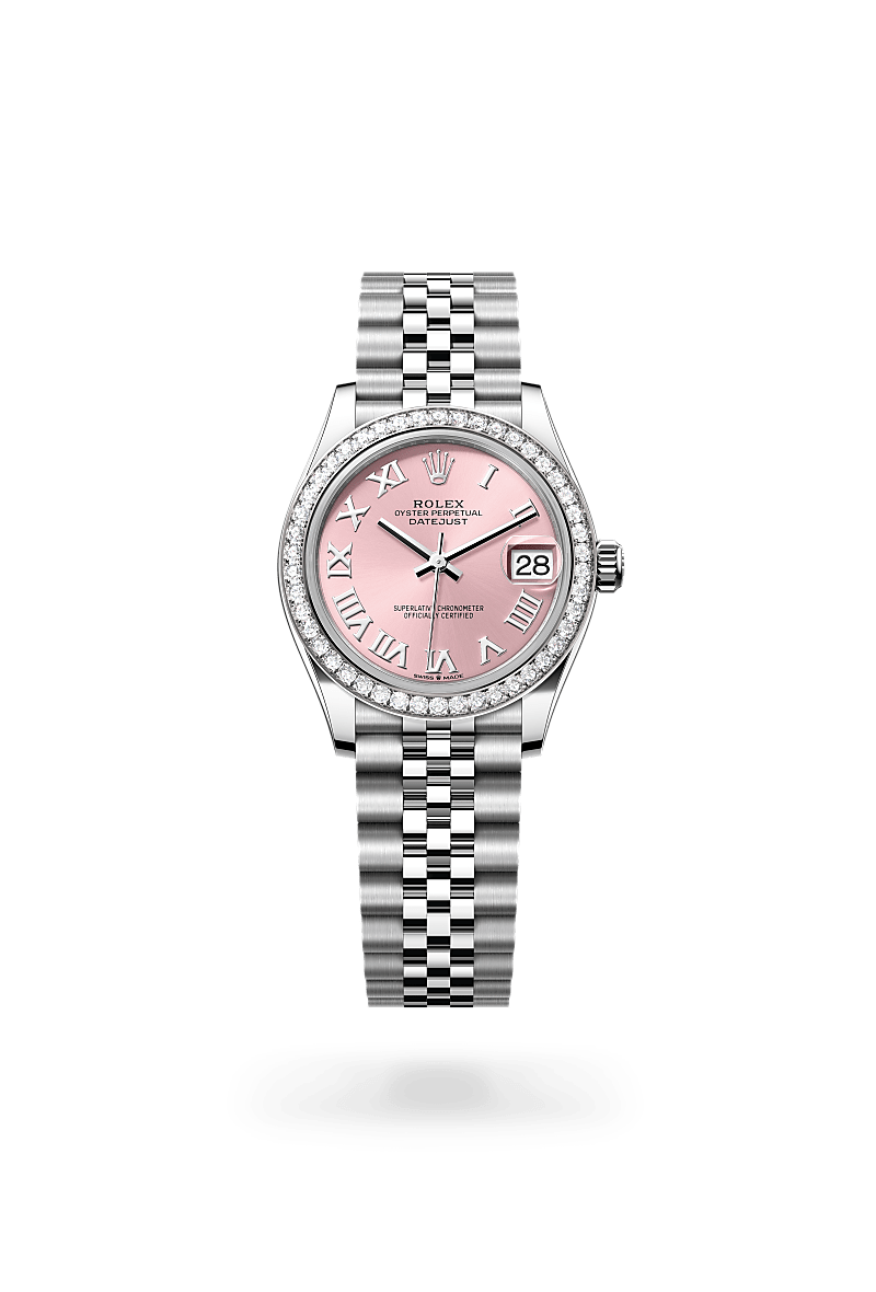 Rolex Datejust 31 Herrenuhr (M278384RBR-0024) Oyster, 31 mm, Edelstahl Oystersteel und Weißgold mit Diamanten