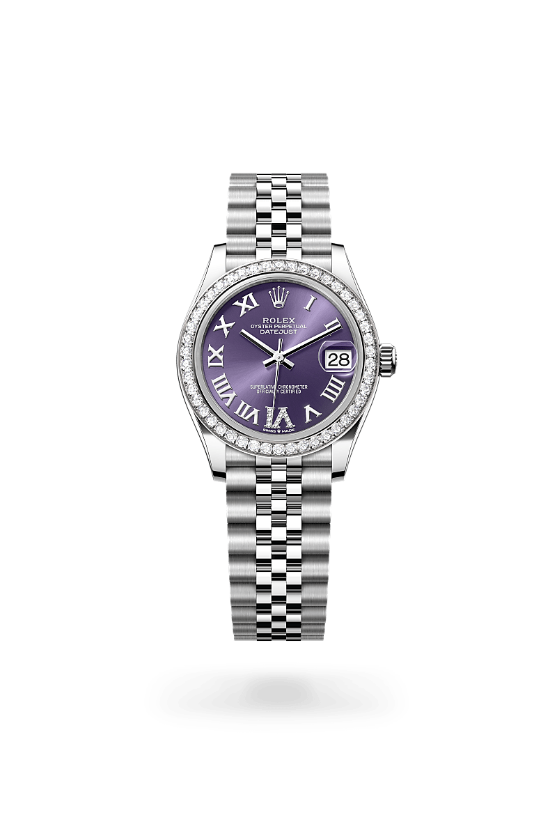 Rolex Datejust 31 Herrenuhr (M278384RBR-0030) Oyster, 31 mm, Edelstahl Oystersteel und Weißgold mit Diamanten