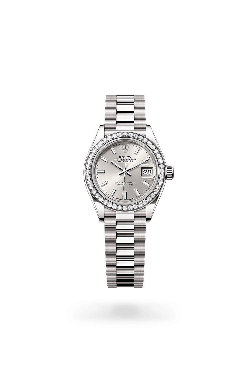 Rolex Lady-Datejust Herrenuhr (M279139RBR-0006) Oyster, 28 mm, Weißgold mit Diamanten
