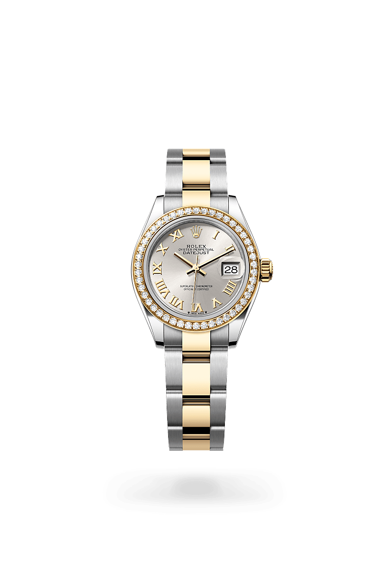 Rolex Lady-Datejust Herrenuhr (M279383RBR-0006) Oyster, 28 mm, Edelstahl Oystersteel und Gelbgold mit Diamanten