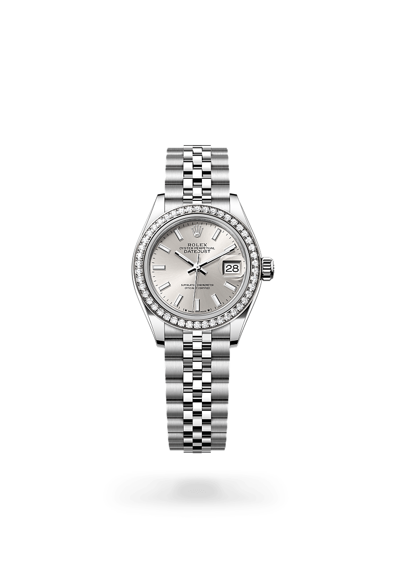 Rolex Lady-Datejust Herrenuhr (M279384RBR-0007) Oyster, 28 mm, Edelstahl Oystersteel und Weißgold mit Diamanten