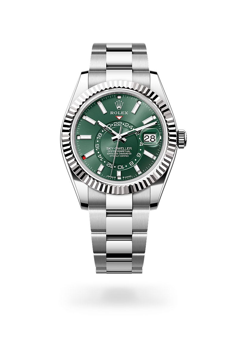 Rolex Sky-Dweller M336934-0001 Herrenuhr - Oyster, 42 mm, Edelstahl Oystersteel und Weißgold