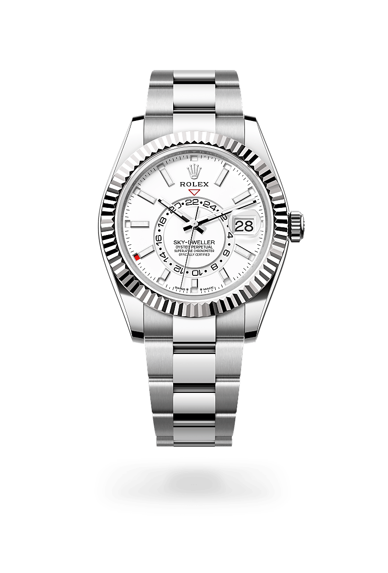 Rolex Sky-Dweller Herrenuhr (M336934-0003) Oyster, 42 mm, Edelstahl Oystersteel und Weißgold