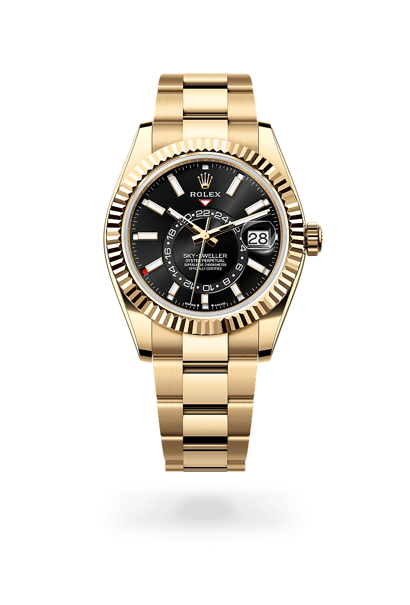 Rolex Sky-Dweller Herrenuhr (M336938-0002) Oyster, 42 mm, Gelbgold