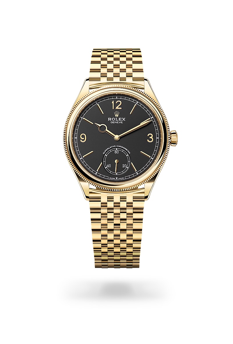 Rolex 1908 M52508-0007 Herrenuhr - 39 mm, 18 Karat Gelbgold, poliert