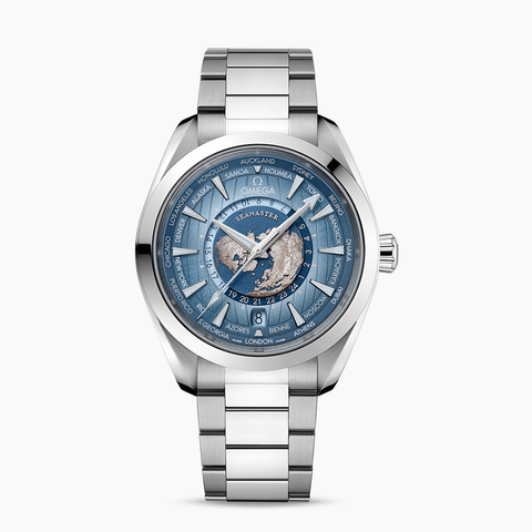 Aqua Terra 150M Co‑Axial Master Chronometer GMT Worldtimer 43 mm 2