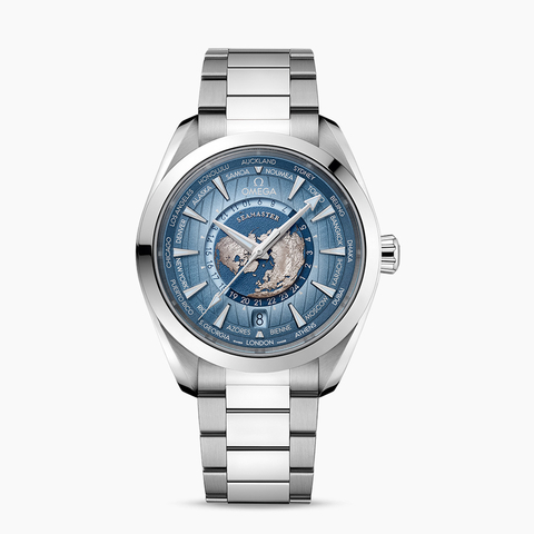 Aqua Terra 150M Co‑Axial Master Chronometer GMT Worldtimer 43 mm 2 Aqua Terra 150M Co‑Axial Master Chronometer GMT Worldtimer 43 mm 2
