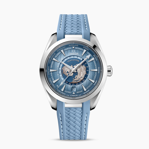 Aqua Terra 150M Co‑Axial Master Chronometer GMT Worldtimer 43 mm Aqua Terra 150M Co‑Axial Master Chronometer GMT Worldtimer 43 mm