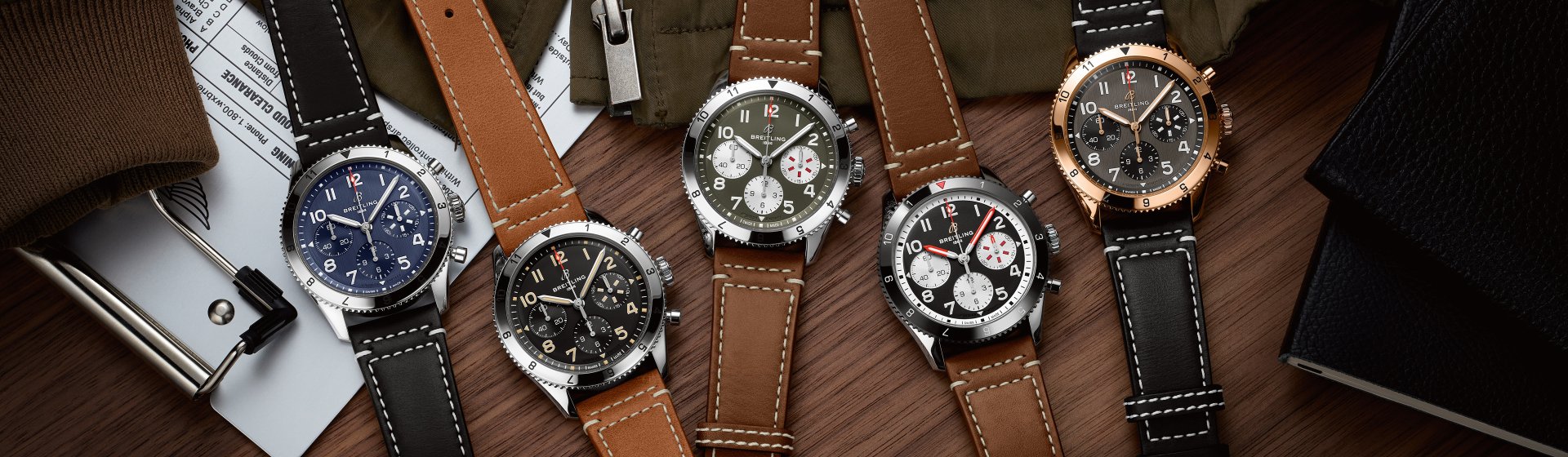 Slider Breitling Classic AVI Chronograph 42